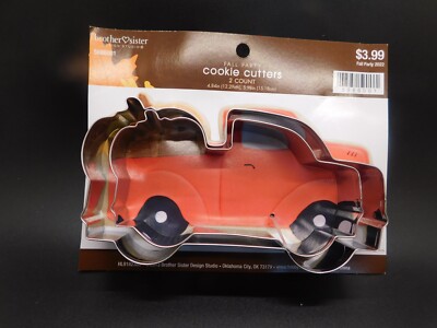 Brother sister design studio fall party truck w/pumpkin cookie cutters 2 count 