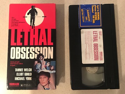 Lethal Obsession (VHS, 1988) Tahnee Welch, Michael York, Elliot Gould