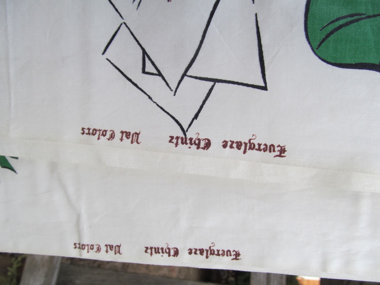 VTG Everglaze Chintz Vat Colors Bright DOLLHOUSE Fabric 7 Plus yds  x 36