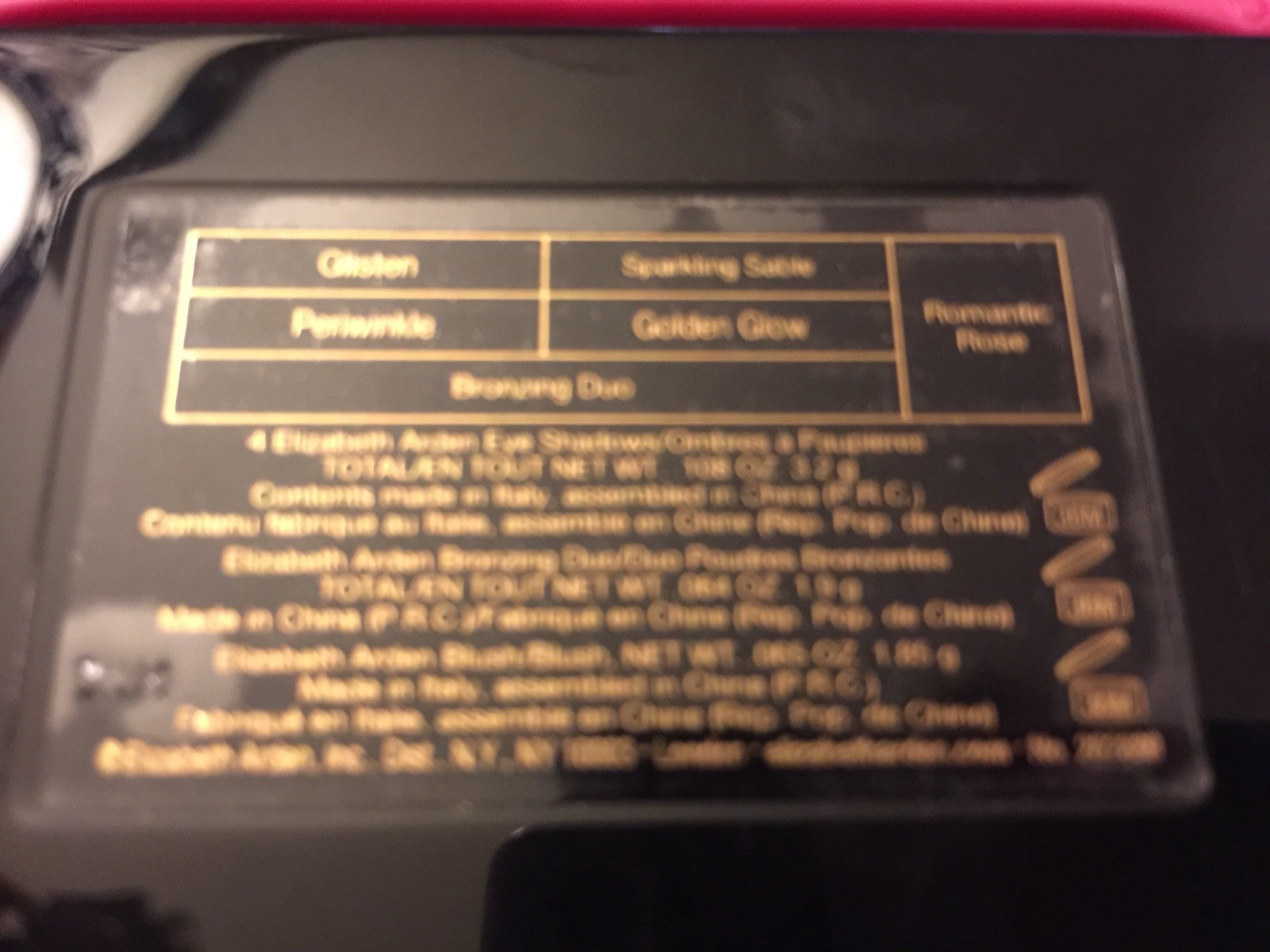 Elizabeth Arden Makeup Palette Eyeshadows, Blush, Highlighter