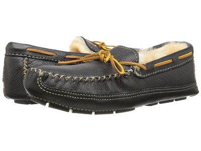 

Мужские тапочки из овчины Миннетонка с подкладкой из лося