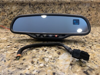 GENTEX-261 2006 SATURN VUE REAR VIEW MIRROR COMPASS TEMP DISPLAY AUTO DIMMING