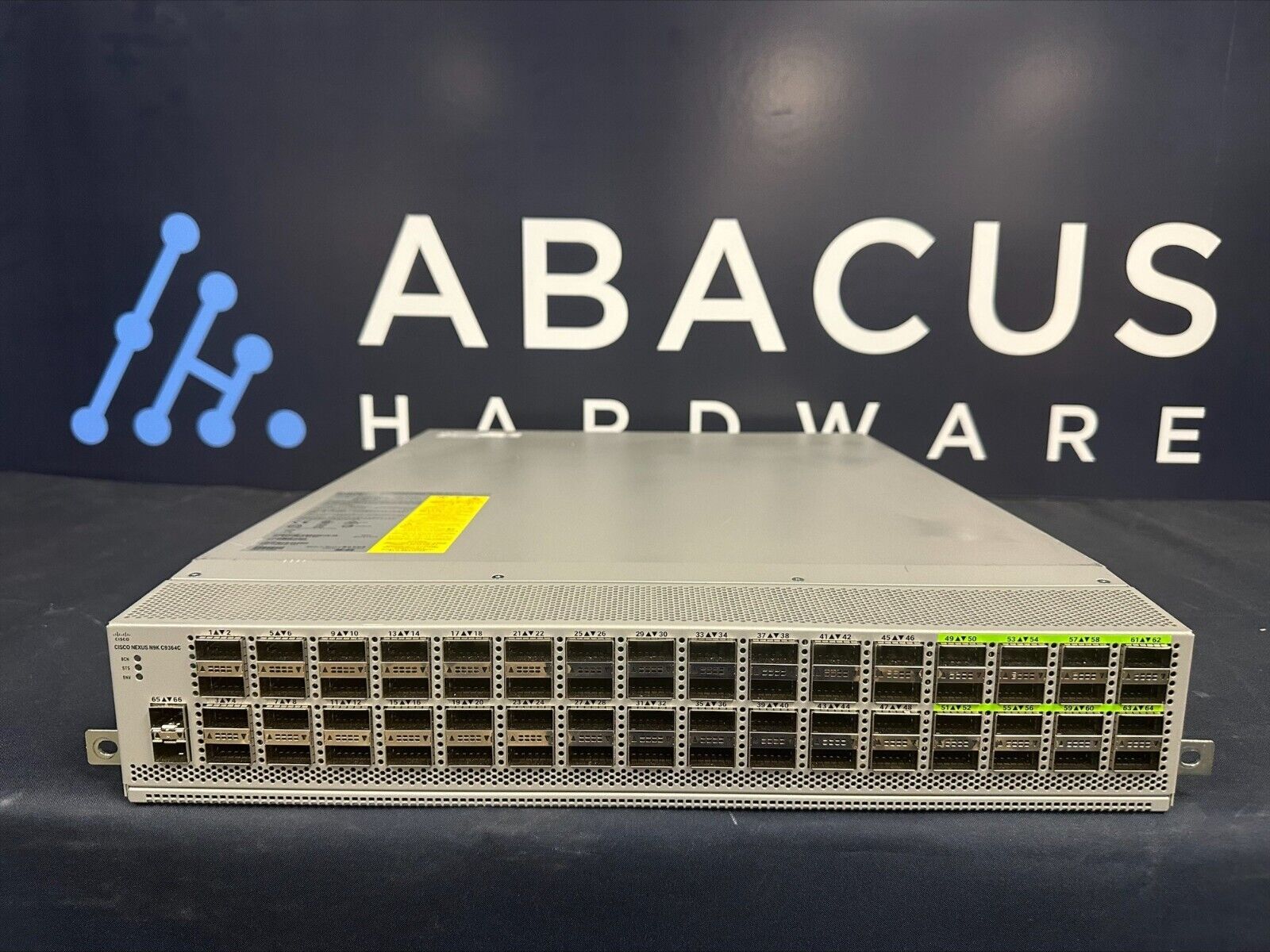 Cisco N9K-C9364C Nexus 9K ACI & NX-OS Spine, 64p 40/100G Cisco N9K-C9364C Nexus 9K ACI & NX-OS Spine, 64p 40/100G