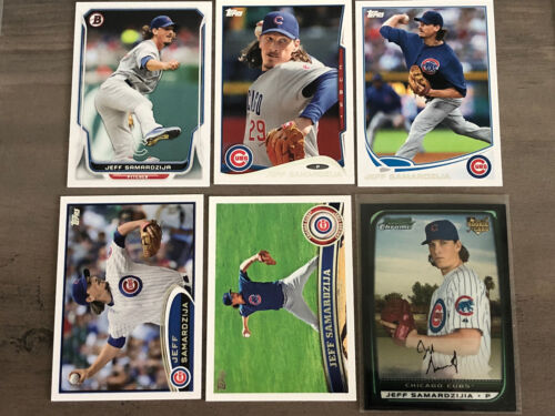 Jeff Samardzija 6 Card Rookie Lot. Assorted Player & Rookie Cards. Chicago Cubs. rookie card picture