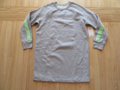 13W/NWT ATHLETA ROUND TRIP SWEATSHIRT DRESS/SIZE LARGE/GRAY/LONG SLEEVES!