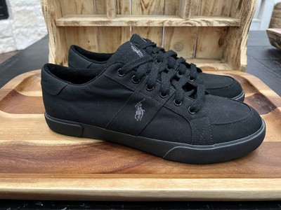 Polo Ralph Lauren Mens Harold Canvas Low Top Fashion Sneakers Shoes Sz 11.5