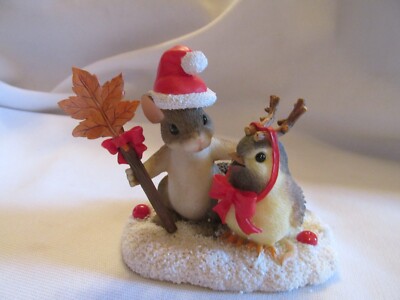 Fitz & Floyd Charming Tails Figurine My Little Chick A Deer 87 206