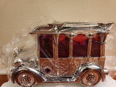 Bath & Body Works Lights Up Hearse  Water Globe Halloween  NIB 