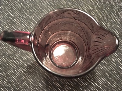 Bryce Bros Amethyst Oaken Bucket Cream Pitcher