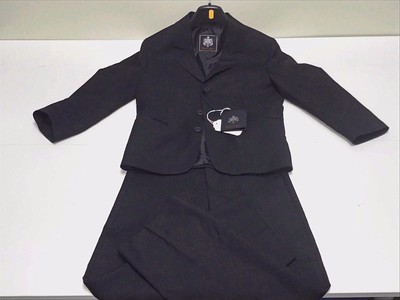 Dal Lago NEW Boys Kids 2 PIECE NAVY WOOL CLASSIC SUIT Sz: 7 RTL: $329 P713