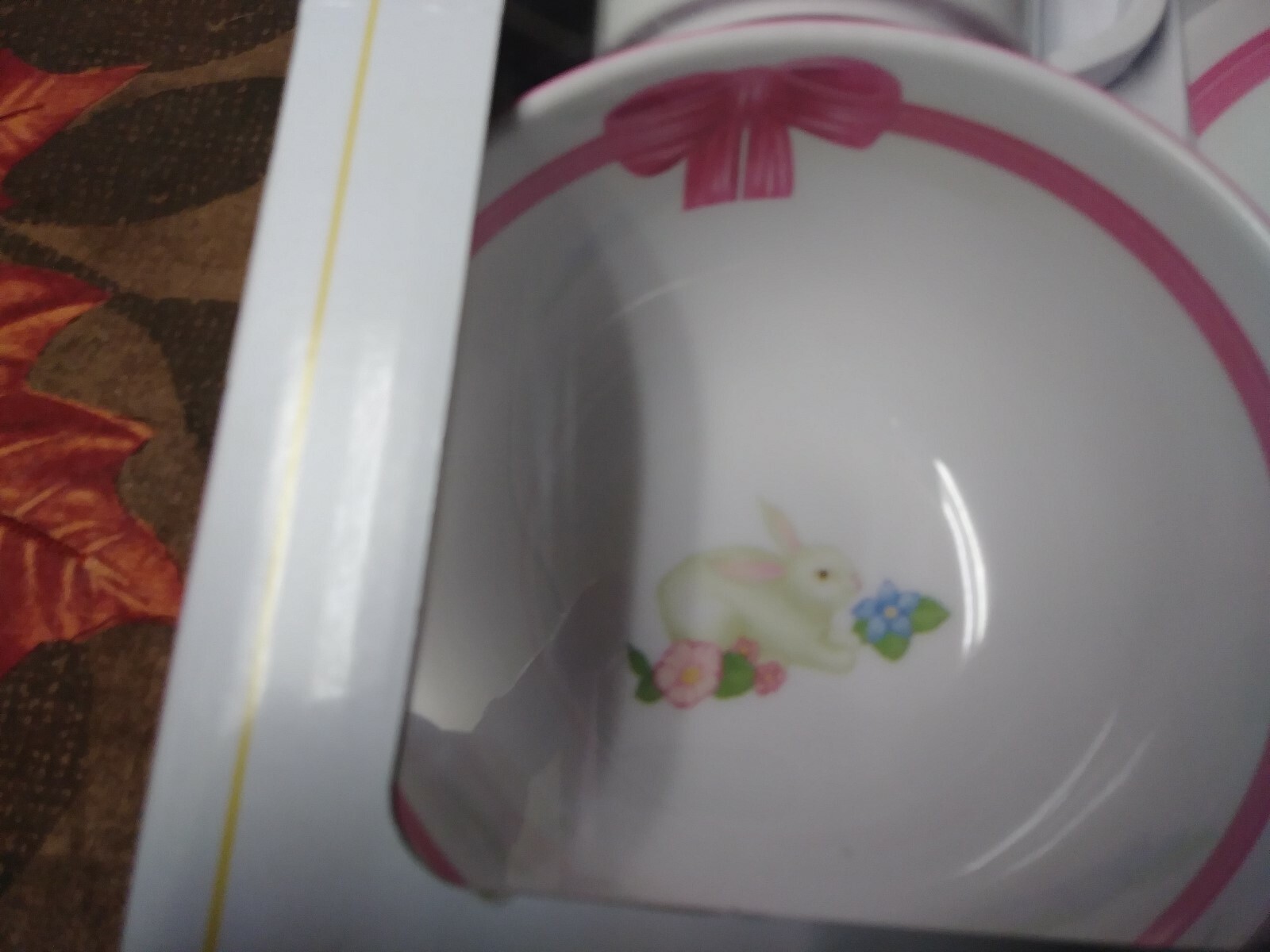 Portmeirion Botanic Garden Terrace Bunny Melamine 3 Piece Set