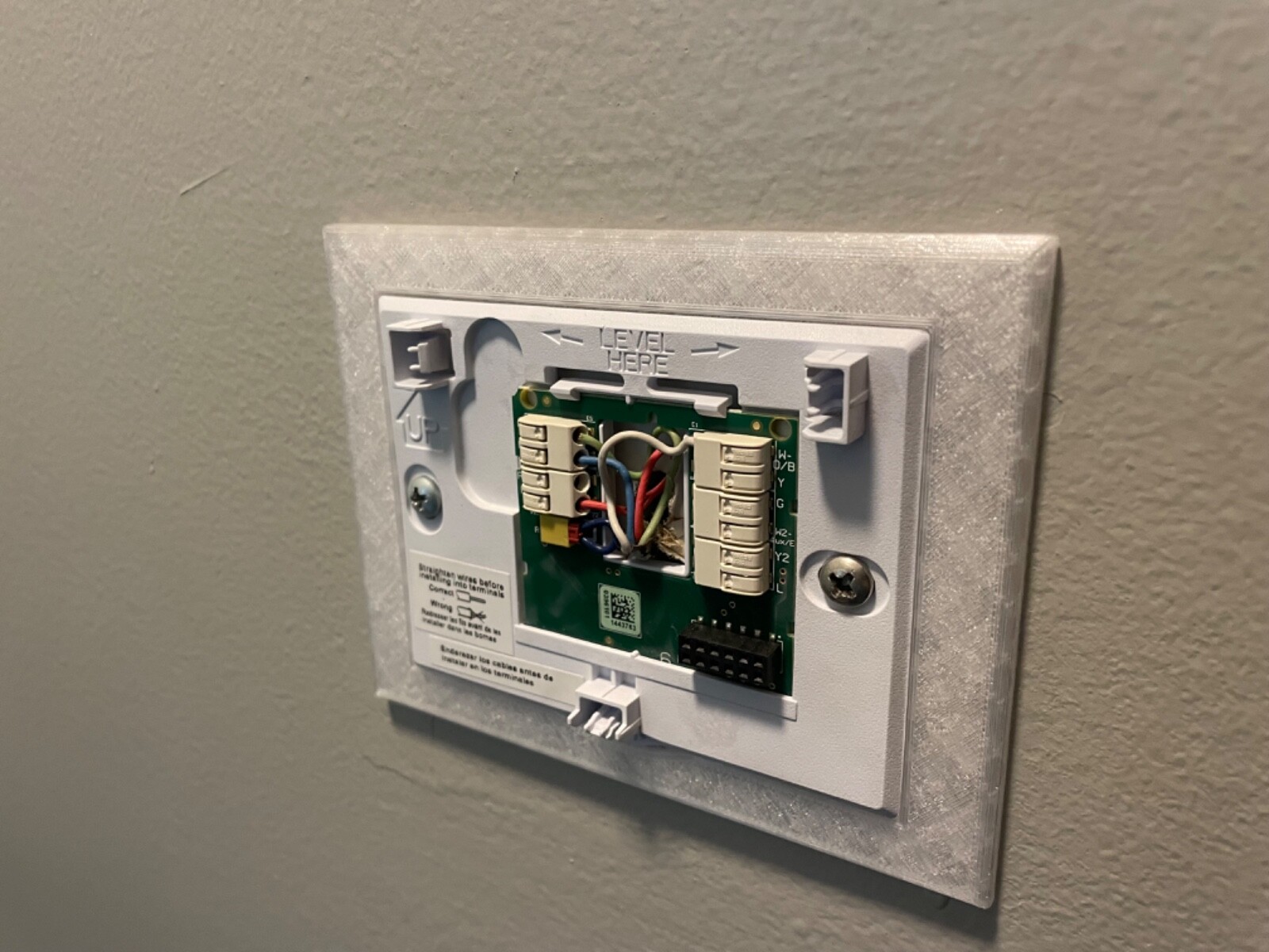 Honeywell Home thermostat cover plate