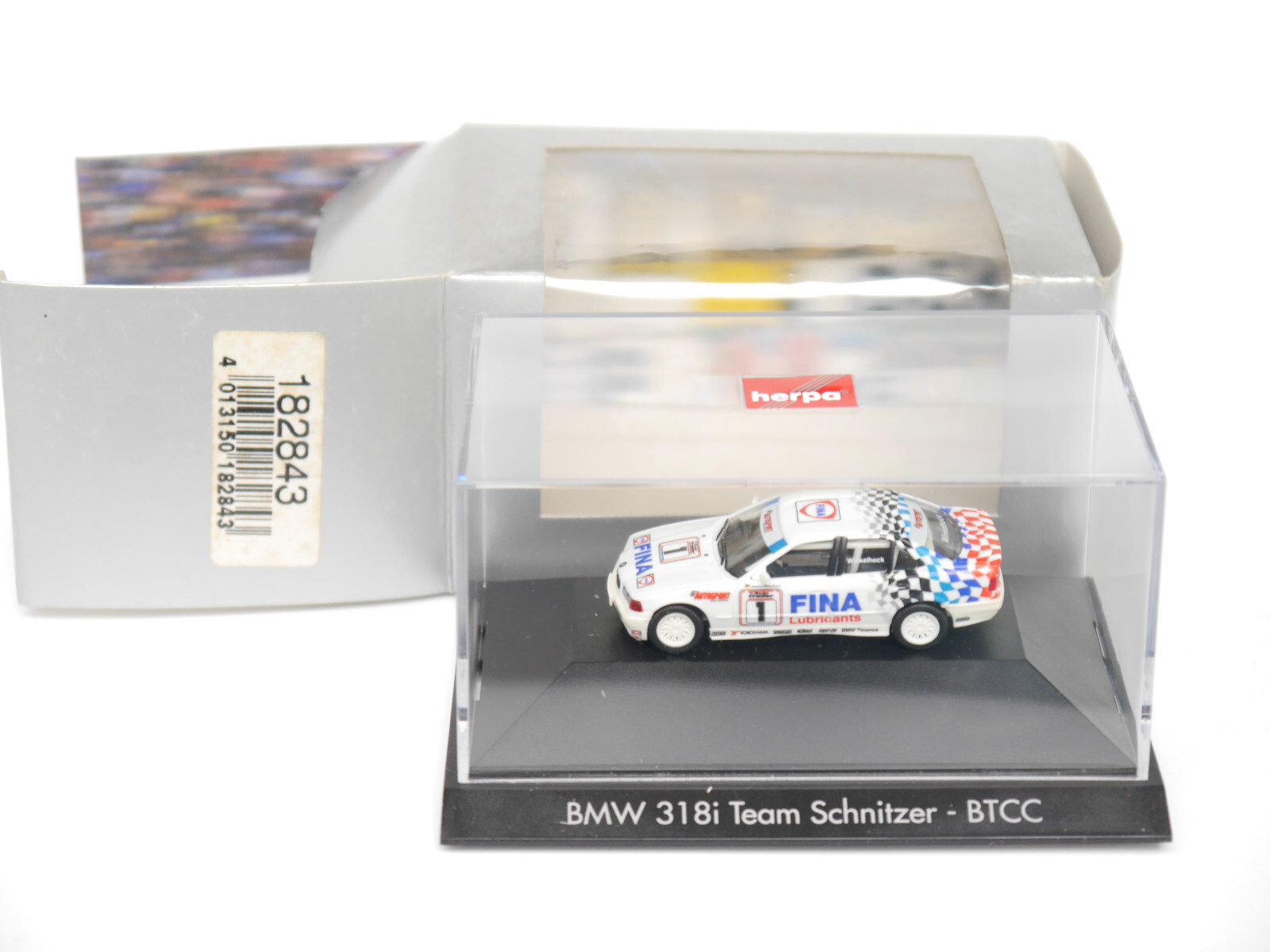 BMW e36 3er 318i BTCC Team Schnitzer / Winkelhock #1, Herpa BMW e36 3er 318i BTCC Team Schnitzer / Winkelhock #1, Herpa