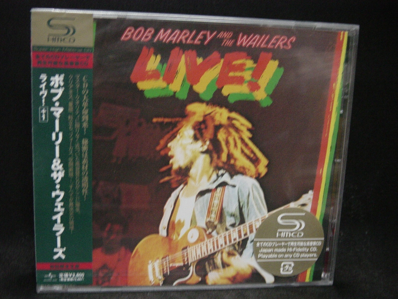 BOB MARLEY AND THE WAILERS Live ! + 1 JAPAN SHM CD The