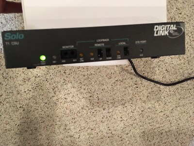 Digital Link Solo T1 CSU DL070 CSU W/Bantam Jack - Look!