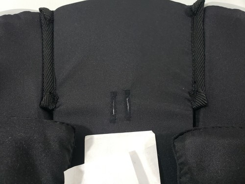 Infant Baby Car Seat Black Velvet Head & Body Support Cushion Insert