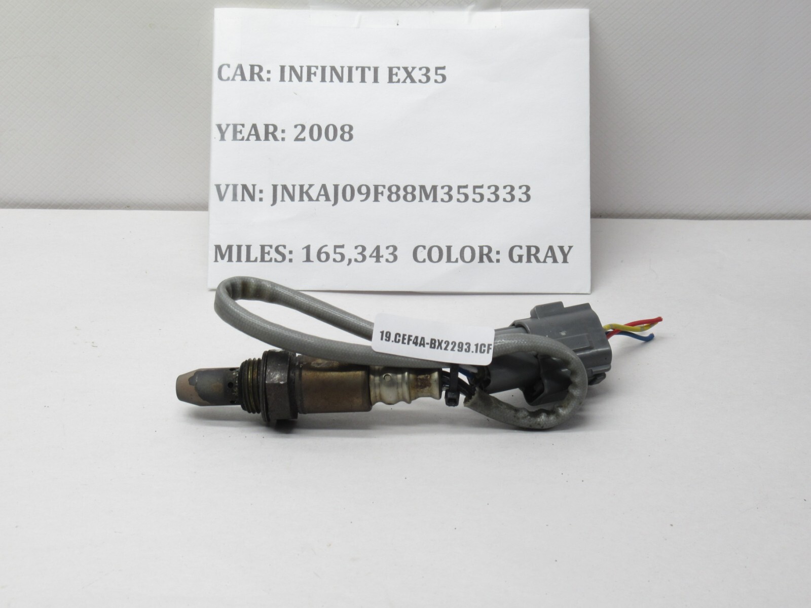 sigunext 2007-2009 Infiniti EX35 Oxygen Sensor 211200-7080 OEM | eBay