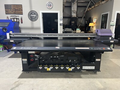 Mimaki JFX200-2513 wide format flatbed UV printer (USED- Fair Condition)