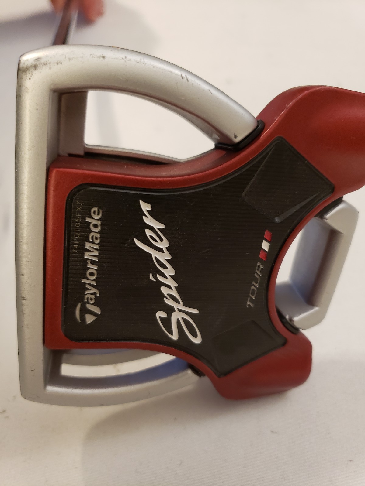 Used TaylorMade Spider Tour Platinum DB Double Bend Putter - 34" - RH