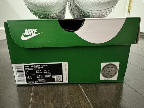 cpfm nike dunk swarovski