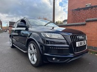 2012 62 Audi Q7 3.0 TDI V6 S line Plus Tiptronic quattro Euro 5 (s/s) 5dr Black