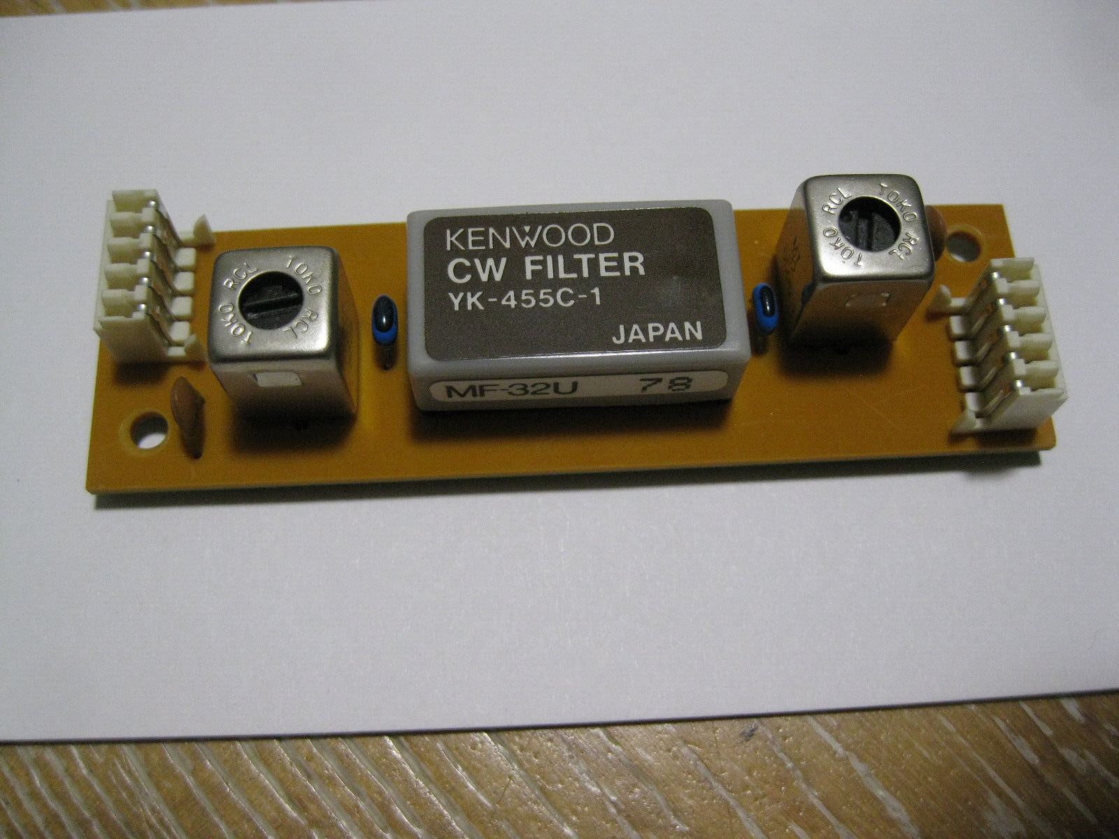 KENWOOD  CWフィルター　ＹＫ-４５５C-１ YK-455C-1 KENWOOD CW FILTER For Amateur Ham Radio