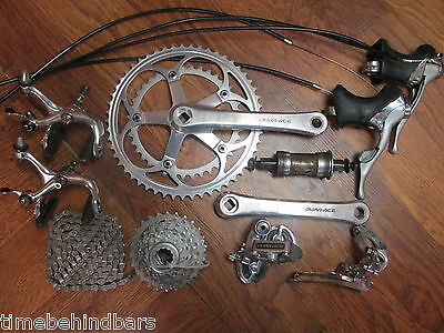 VINTAGE SHIMANO DURA ACE 7402 GROUP GROUPPO COMPLETE BUILD VINTAGE SHIMANO DURA ACE 7402 GROUP GROUPPO COMPLETE BUILD
