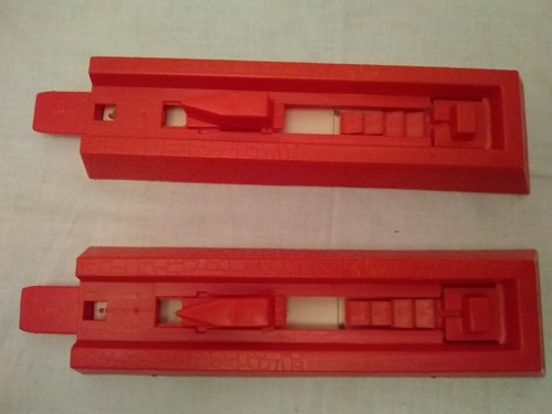 VINTAGE MATTEL HOT WHEELS CAR LAUNCHERS 4 POSITION RED 1975