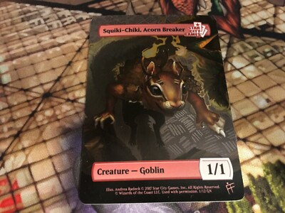 MTG Magic NM Panda Token SCG Star City Games Creature Series