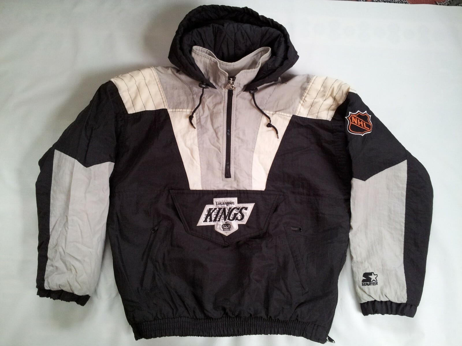 VINTAGE RARE STARTER CENTER ICE LOS ANGELES KINGS 1/2 ZIP VINTAGE RARE STARTER CENTER ICE LOS ANGELES KINGS 1/2 ZIP