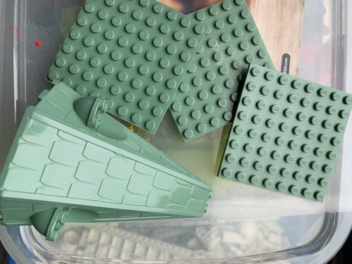Lego bausteine Sand Green, Türme 