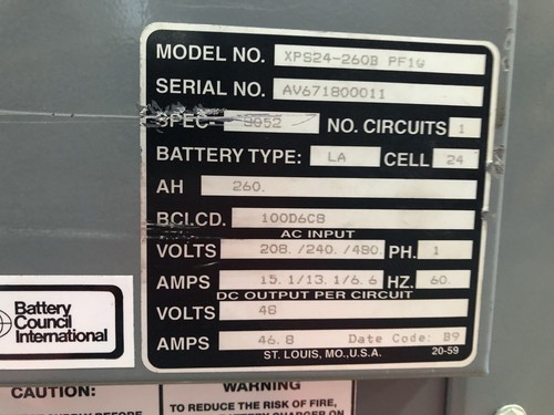 Power Factor Forklift Battery Charger 48 volt