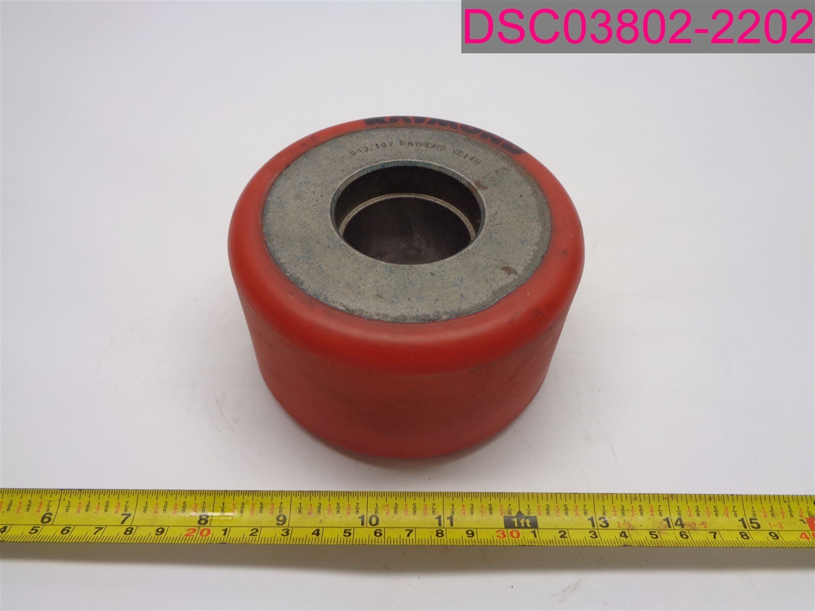 Raymond 632-043/107 T214N. Poly Wheel, Red 5