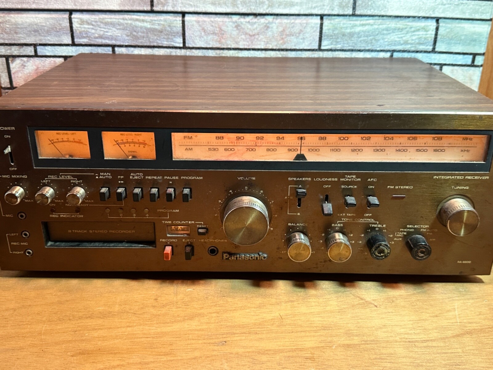 【激レア】ナショナルRS-750　ステレオ　TRACK STEREOPHONIC National RS-750 R-Player Panasonic, Matsushita, National