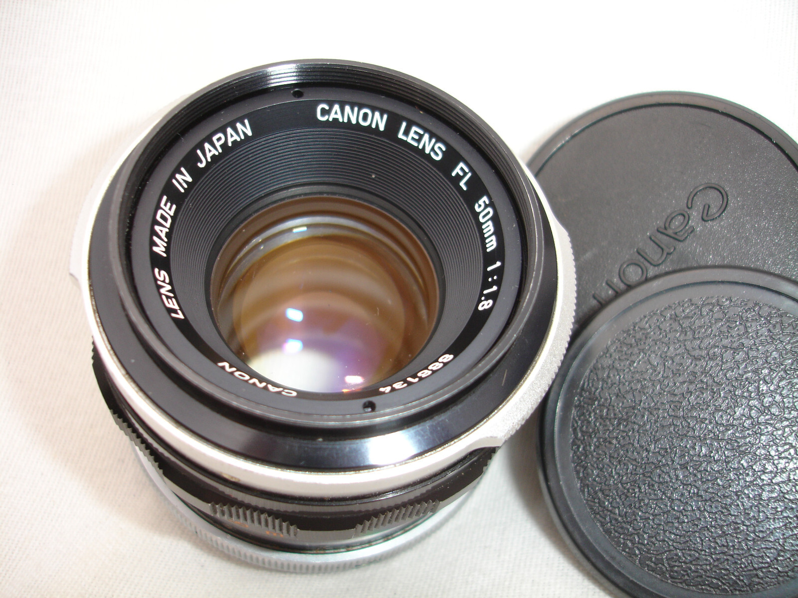 Canon 50mm f/ 1.8 lens, FL mount, Manual Focus sn886134 | eBay