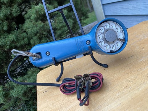 Vintage Bell Systems Western Electric Lineman's Blue Rotary
