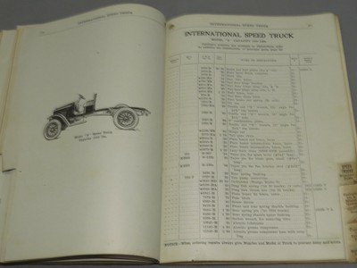 Vintage International IH Motor Trucks 21 31 41 61 101 Type S Parts Catalog 1920s