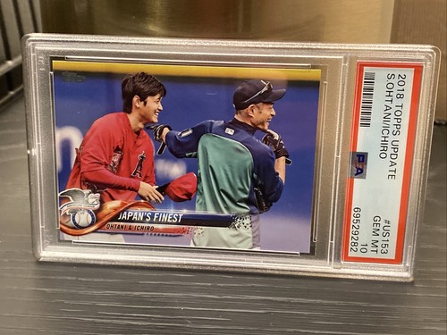 2018 Topps Update Shohei Ohtani & Ichiro #US153 PSA 10