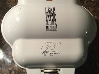 George Foreman 2-Serving Lean mean fat  Reducing Grill and Panini Press GR10 wht