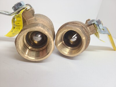 1x Apollo 1-1/4'' NPT Bronze Full Port RPTFE Ball Valve 77C-106-01A 600 CWP