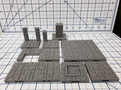 Castle Style - Floor Tiles - DragonLock - DND - Pathfinder - RPG - Dungeon & Dra