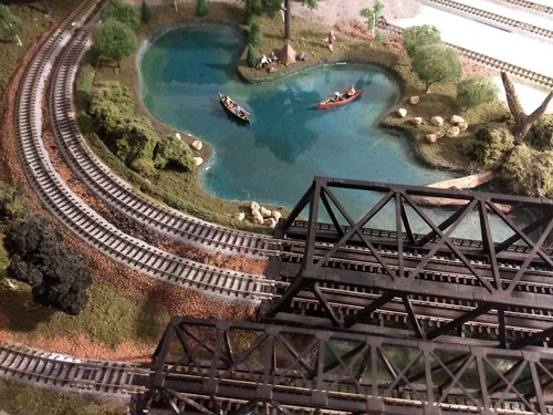 N Scale Layout Kato Track Wired For DCC Operation