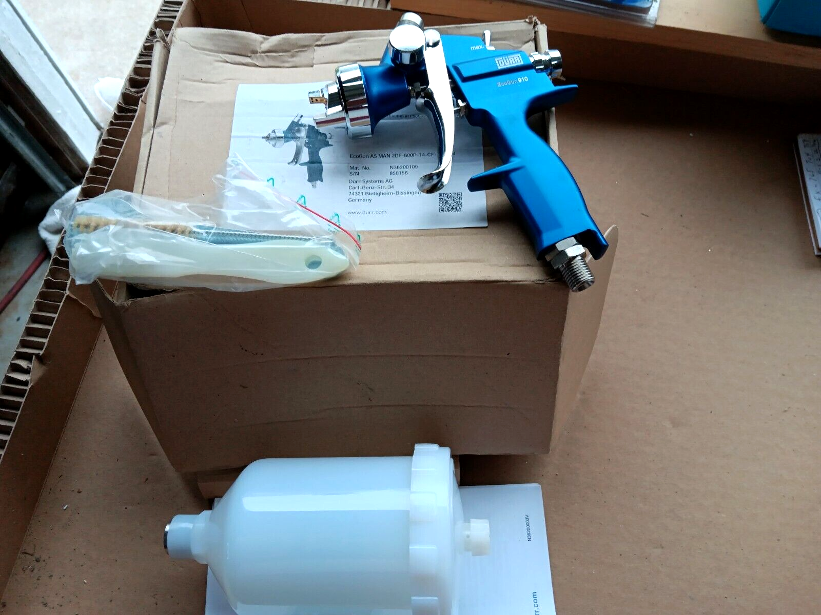 DURR- EcoGun 910 LVLP Paint spray gun sata devilbiss optima
