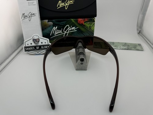 Pre-owned Maui Jim Hot Sands Mj 426-26 Rootbeer W/ Hcl Bronze Polarized Sunglasses