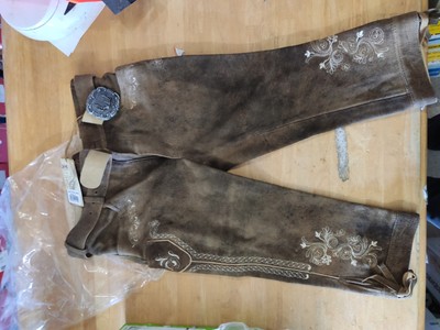 Stockerpoint Lederhose Leather Pants Men's Sigmar3 Havana 44