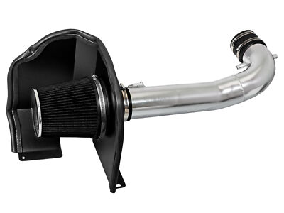 Cold BLACK Air Intake Kit + Heat Shield For GMC 14-19 Sierra 1500 5.3L 6.2L V8