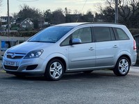 2014 Vauxhall Zafira 1.7 CDTi ecoFLEX Exclusiv [110] 5dr Silver. 7 Seats, Great 