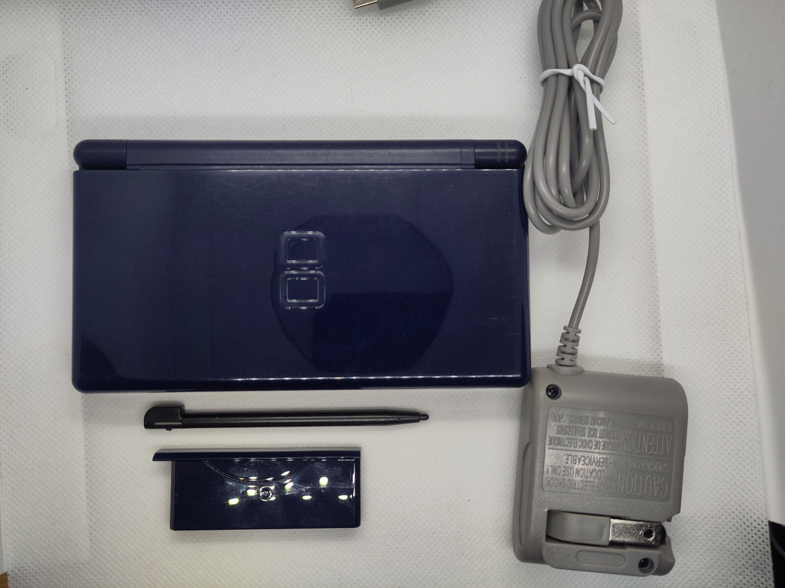 Nintendo DS Lite Handheld System, With Stylus, Charger, GBA Cover-TESTED/WORKING