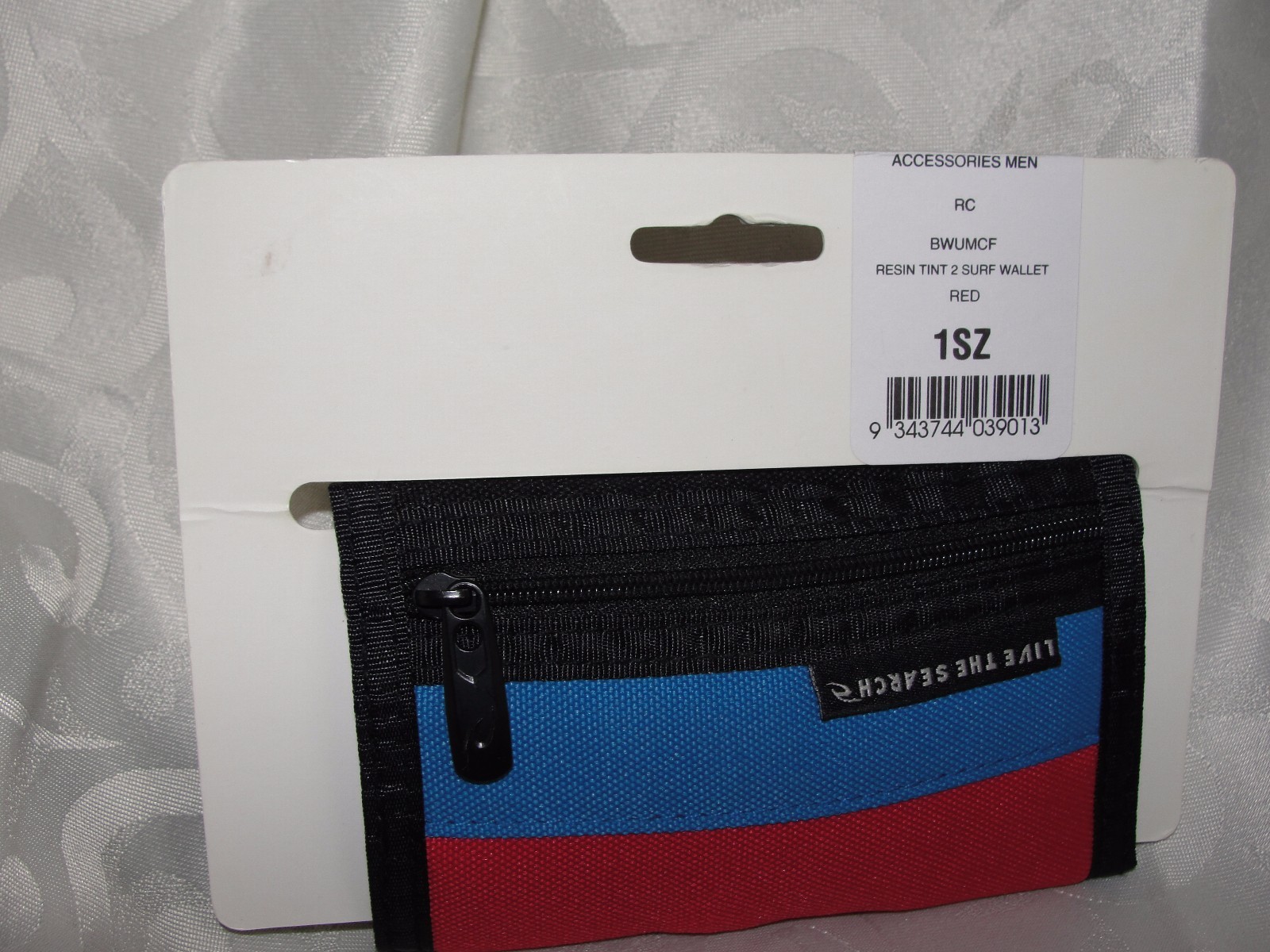 Brand New Rip Curl Ripcurl Black Red Blue Wallet