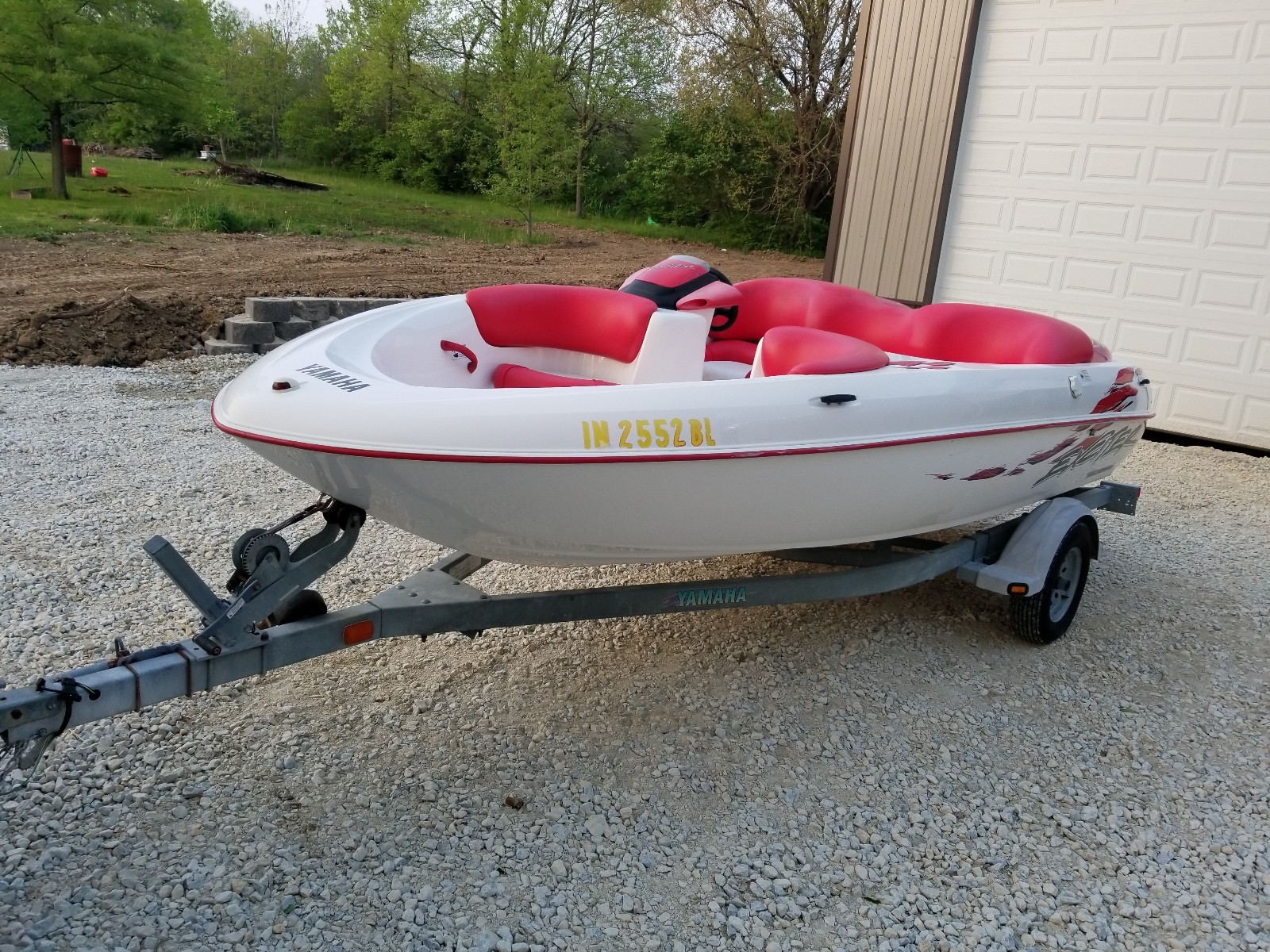 1999 YAMAHA Exciter 270 18' Jet Boat Includes Yamaha Trailer ***NO MOTORS***